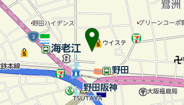 咲菜 ウイステ野田阪神店の地図画像
