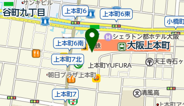咲菜 近鉄大阪上本町駅店の地図画像