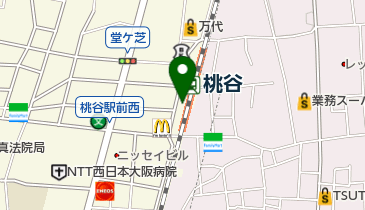 咲菜 JR桃谷駅店の地図画像