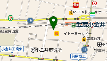 咲菜 イトーヨーカドーアリオ武蔵小金井の地図画像