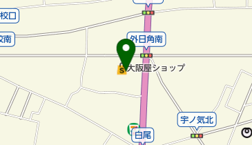大阪屋ショップ かほく店の地図画像