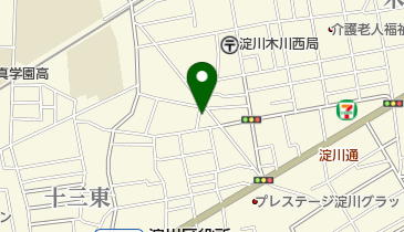 木川劇場の地図画像