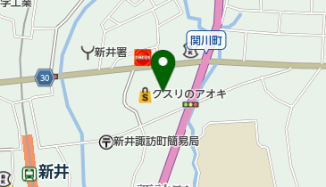 クスリのアオキ 新井店の地図画像