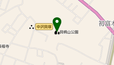 貝柄山公園の地図画像