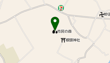 鎌ケ谷市市民の森の地図画像