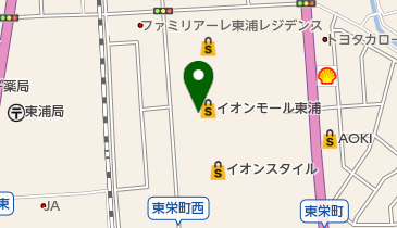 パン工場東浦店の地図画像