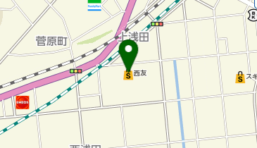 こむぎ工房 上浅田店の地図画像