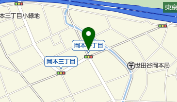 クリーニング トモエ 岡本店の地図画像