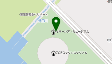 マリーンズストア ミュージアム店の地図画像
