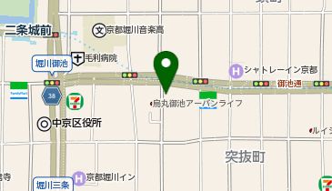 石窯天然酵母パン アルペンローゼ 京都御池店の地図画像