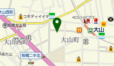 大山きらら整骨院の地図画像