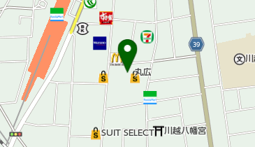こだわりや 丸広川越店の地図画像