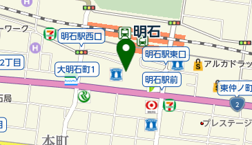 エステティックTBC 明石駅前店(パピオスあかし店)の地図画像