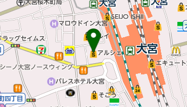 sango+PLUS(サンゴプラス) アルシェ大宮店の地図画像