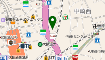 関西大学梅田キャンパス KANDAI Me RISE(カンダイ ミ ライズ)の地図画像