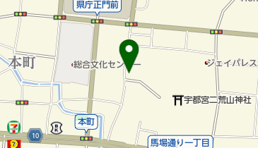 日本野鳥の会栃木の地図画像