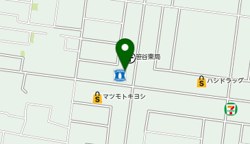 カメレオンクラブ 笹谷店の地図画像