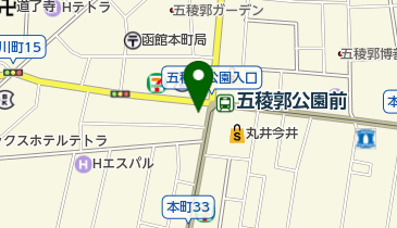 おたからや 函館五稜郭店の地図画像