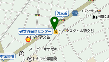 ニットソーイングクラブ イオンスタイル碑文谷店の地図画像
