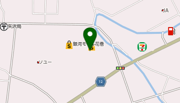 ワタボウシ ジョイス 銀河モール花巻店の地図画像