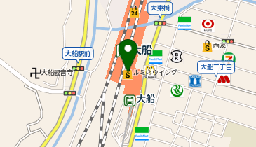 京樽 大船ルミネウィング店の地図画像