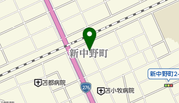 スーリヤ苫小牧店の地図画像