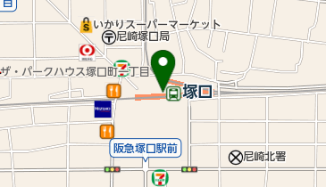 NESCAFE STAND(ネスカフェ スタンド) 阪急塚口店の地図画像