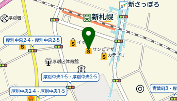 ミニヨン マルシェ 新さっぽろカテプリ店の地図画像