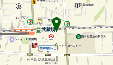 肉汁餃子のダンダダン 武蔵境店の地図画像