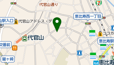 eclat daikanyama(エクラ ダイカンヤマ)の地図画像