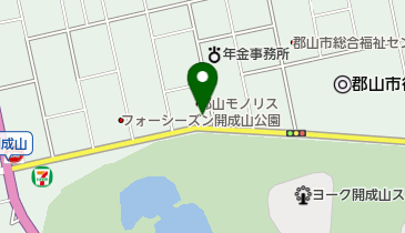 郡山モノリスの地図画像