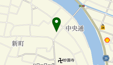 昭和の路地裏迷路の地図画像