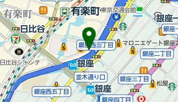 ラウレア 西銀座店の地図画像