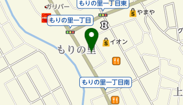 アーバンホーム もりの里店の地図画像