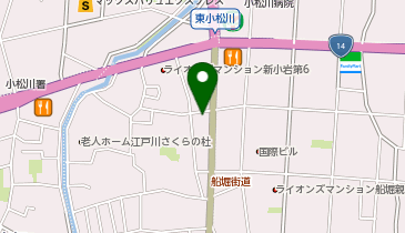 黒毛和牛バルうしくろ 東小松川店の地図画像
