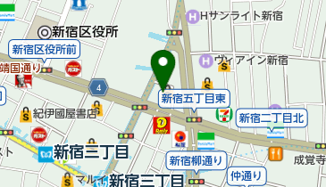タケオキクチ 新宿マルイメン店の地図画像