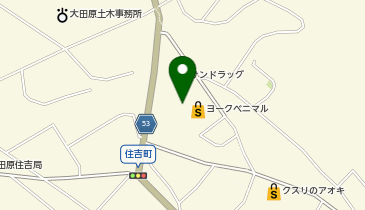 うさちゃんクリーニング ヨークベニマル大田原住吉店の地図画像