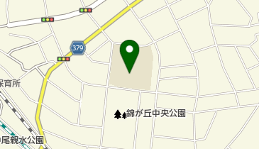 錦が丘小学校区コミュニティ・センターの地図画像