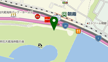 大蔵海岸海峡広場の地図画像