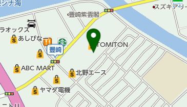 はなまるうどん 豊崎とみとん店の地図画像