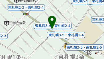 THE SUNLOUNGE(ザ サンラウンジ) 東札幌店の地図画像