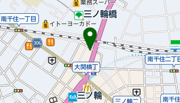 THE SUNLOUNGE(ザ サンラウンジ) 三ノ輪店の地図画像