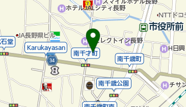 THE SUNLOUNGE(ザ サンラウンジ) 長野店の地図画像