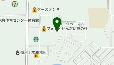 とこや JOY(ジョイ) フォレオせんだい宮の杜店の地図画像