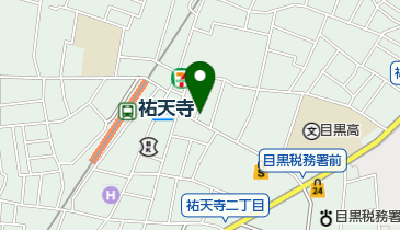 ちよだ鮨 祐天寺店の地図画像