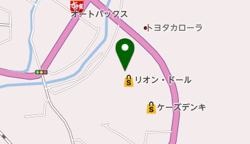 リオン・ドール 船引店の地図画像