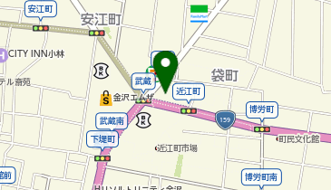 KANAZAWA HAKOMACHI(カナザワ ハコマチ)の地図画像