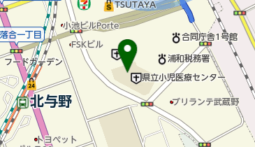 おかし屋マーブルの地図画像