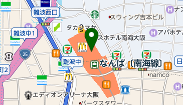 ハマノコンタクト なんばCITY店の地図画像