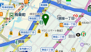 フォーチューンキュア マロニゲート銀座店の地図画像